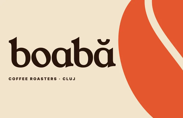 Carte de vizită Boabă, coffee roasters