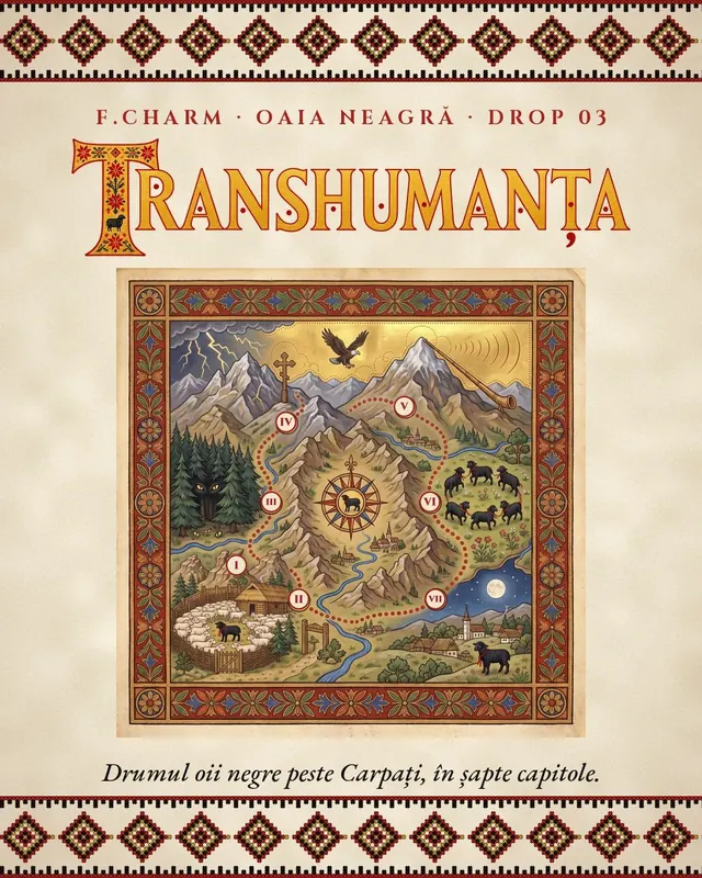 Afiș pentru drop-ul Transhumanța, Oaia Neagră